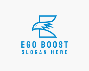 Wildlife Eagle Letter E logo design