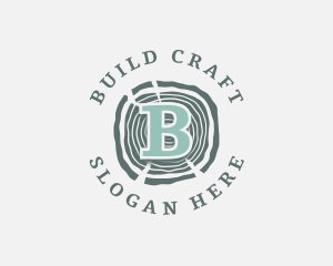 Wood Lumber Carpentry Crafting  logo design