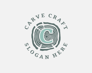 Wood Lumber Carpentry Crafting  logo design