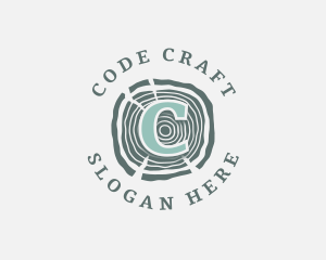 Wood Lumber Carpentry Crafting  logo design