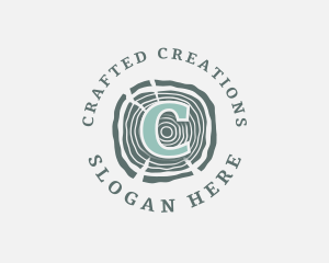 Wood Lumber Carpentry Crafting  logo design