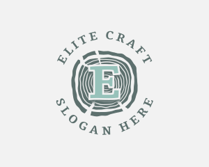 Wood Lumber Carpentry Crafting  logo design