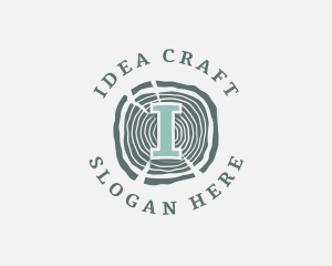 Wood Lumber Carpentry Crafting  logo design