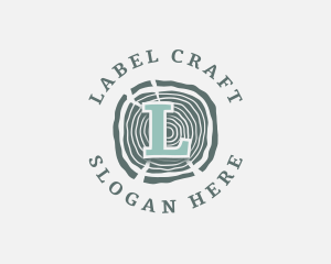 Wood Lumber Carpentry Crafting  logo design