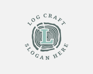 Wood Lumber Carpentry Crafting  logo design