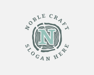 Wood Lumber Carpentry Crafting  logo design