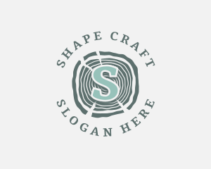 Wood Lumber Carpentry Crafting  logo design