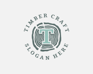 Wood Lumber Carpentry Crafting  logo design