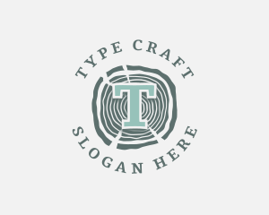 Wood Lumber Carpentry Crafting  logo design