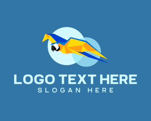 Polygon Flying Parrot logo