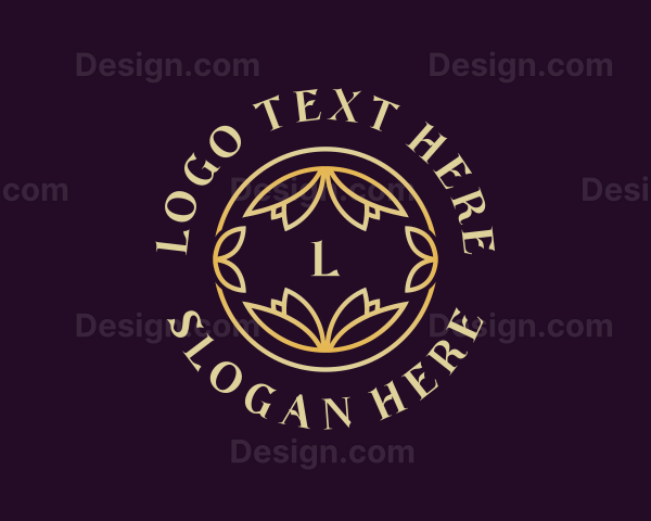 Elegant Flower Fashion Logo