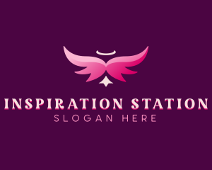Spiritual Angelic Wings logo