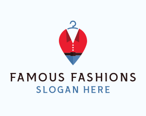 Fashion Clothes Hanger logo design