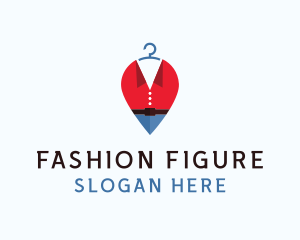 Fashion Clothes Hanger logo design