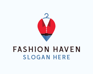 Fashion Clothes Hanger logo design