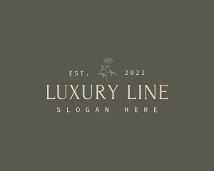 Luxurious Boutique Wordmark logo design