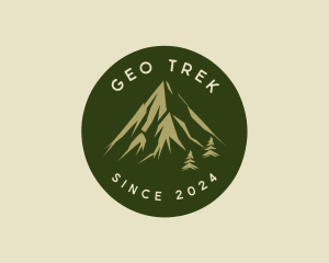 Nature Mountain Hiking logo design