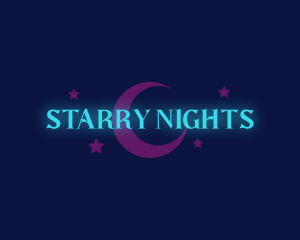 Neon Moon Night  logo