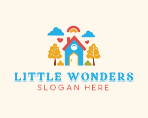 Kids Preschool Kindergarten  logo design