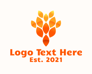 Modern Leaf Pattern  logo