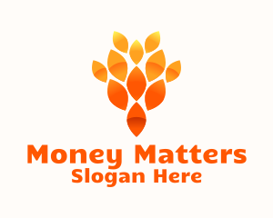 Modern Leaf Pattern  Logo