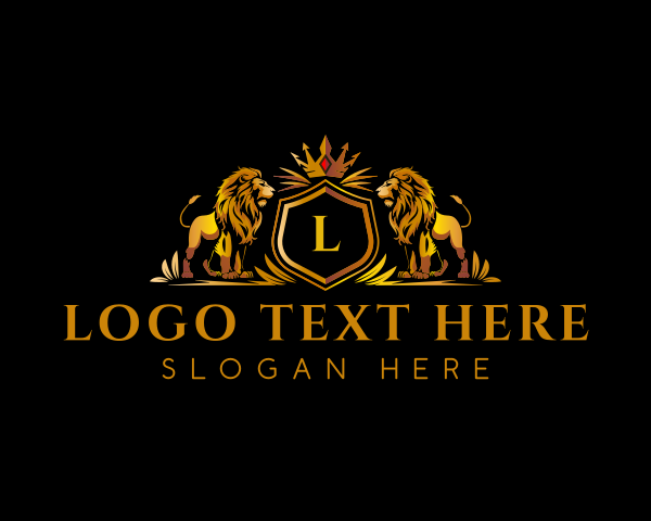 Lion logo example 2