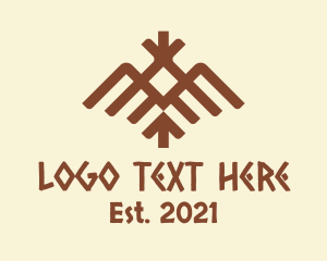 Ethnic Tribal Bird logo