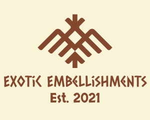 Ethnic Tribal Bird logo