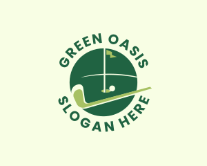 Golf Course Sports Logo