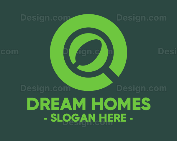 Magnifying Glass Spoon Logo