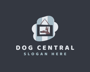 Dog Wall Frame  logo design