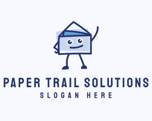 Paper Mail Envelope logo design