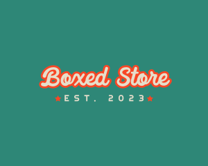 Retro Business Store logo design