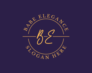 Elegant Fashion Signature Company logo design