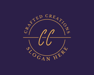 Elegant Fashion Signature Company logo design