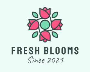 Rose Floral Boutique  logo design