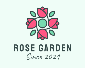 Rose Floral Boutique  logo design