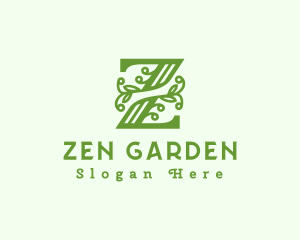 Botanical Garden Letter Z logo design