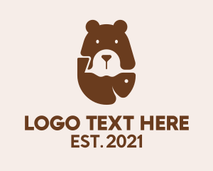 Brown Bear Fishing  logo