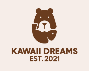 Brown Bear Fishing  logo