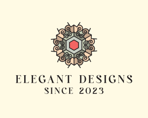 Mosaic Tile Interior  logo design