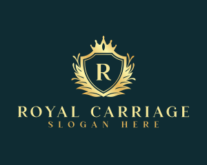 Royal Crown Crest logo design