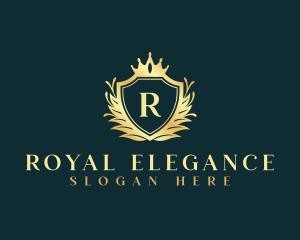 Royal Crown Crest logo design