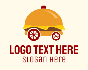 Hamburger Sandwich Cart Logo