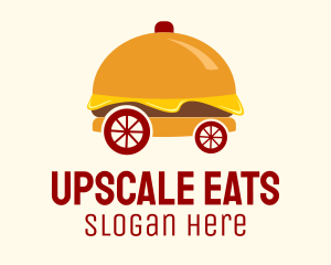 Hamburger Sandwich Cart logo design