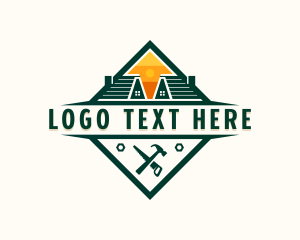 Construction Real Estate Roofing logo