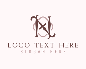 Elegant Ornamental Letter N logo