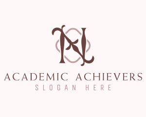 Elegant Ornamental Letter N logo