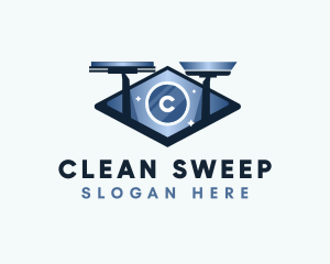 Wiper House Window Cleaning logo design