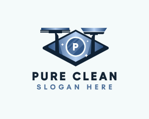 Wiper House Window Cleaning logo design